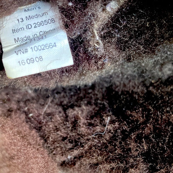 L.L. Bean Mens Wicked Good Venetian Slippers Chocolate Brown Cozy Suede Sz 13M ! - Picture 6 of 12